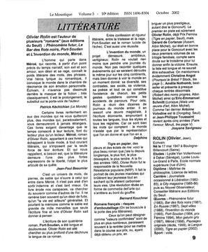   LE MOUSTIQUE PACIFIQUE, 2002   , page 9
