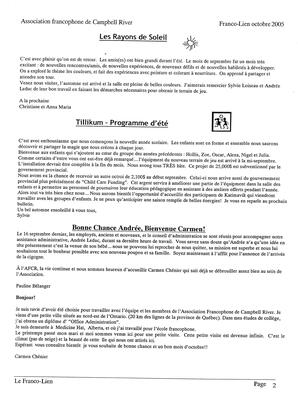   LE FRANCO-LIEN, 2005   , page 2