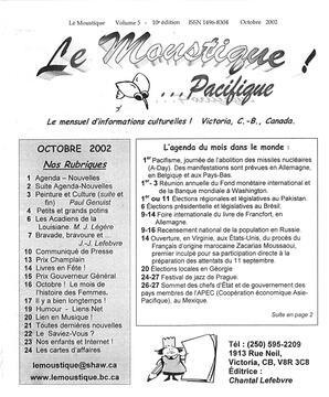   LE MOUSTIQUE PACIFIQUE, 2002   , page 1