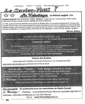   LE MOUSTIQUE PACIFIQUE, 2002   , page 22