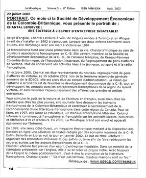   LE MOUSTIQUE PACIFIQUE, 2002   , page 14
