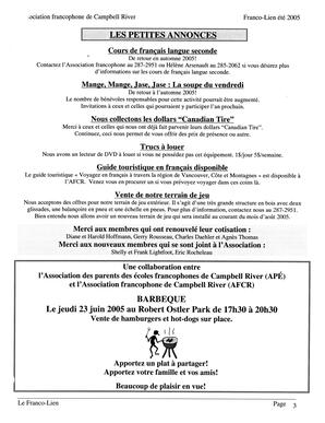   LE FRANCO-LIEN, 2005   , page 3