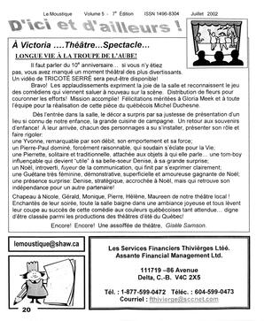   LE MOUSTIQUE PACIFIQUE, 2002   , page 20