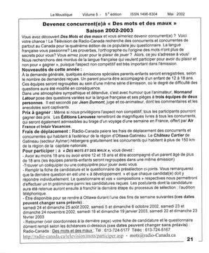   LE MOUSTIQUE PACIFIQUE, 2002   , page 21