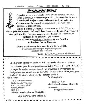   LE MOUSTIQUE PACIFIQUE, 2002   , page 20