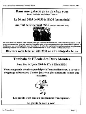   LE FRANCO-LIEN, 2005   , page 6