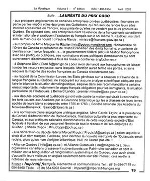   LE MOUSTIQUE PACIFIQUE, 2002   , page 19
