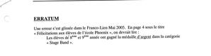   LE FRANCO-LIEN, 2005   , page 1