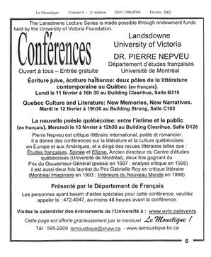   LE MOUSTIQUE PACIFIQUE, 2002   , page 5