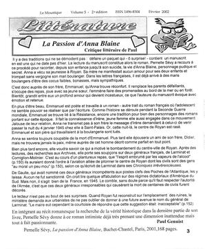   LE MOUSTIQUE PACIFIQUE, 2002   , page 3