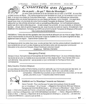   LE MOUSTIQUE PACIFIQUE, 2002   , page 17