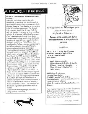   LE MOUSTIQUE PACIFIQUE, 1998   , page 13