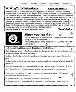   LE MOUSTIQUE PACIFIQUE, 2001   , page 23