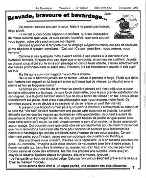   LE MOUSTIQUE PACIFIQUE, 2001   , page 7