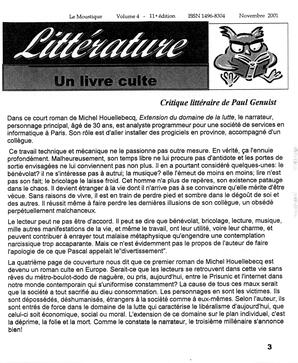   LE MOUSTIQUE PACIFIQUE, 2001   , page 3