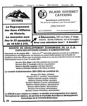   LE MOUSTIQUE PACIFIQUE, 2001   , page 22