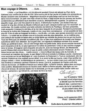   LE MOUSTIQUE PACIFIQUE, 2001   , page 20