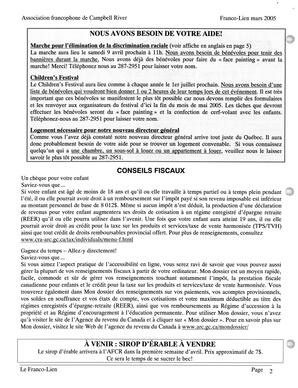   LE FRANCO-LIEN, 2005   , page 2