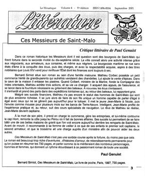   LE MOUSTIQUE PACIFIQUE, 2001   , page 3