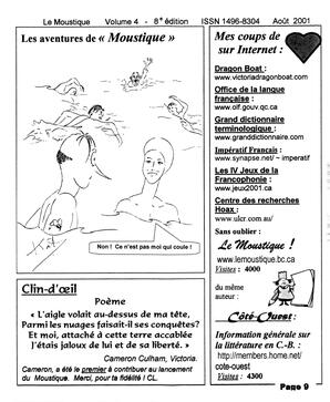   LE MOUSTIQUE PACIFIQUE, 2001   , page 9