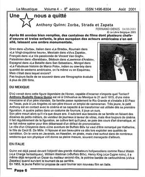   LE MOUSTIQUE PACIFIQUE, 2001   , page 6