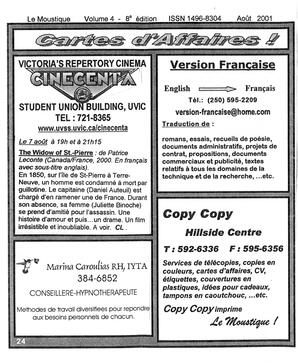   LE MOUSTIQUE PACIFIQUE, 2001   , page 24