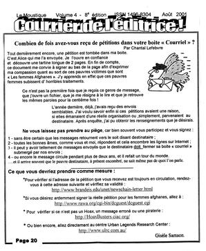  LE MOUSTIQUE PACIFIQUE, 2001   , page 20