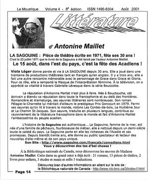   LE MOUSTIQUE PACIFIQUE, 2001   , page 14