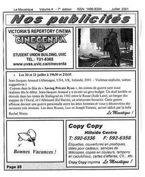   LE MOUSTIQUE PACIFIQUE, 2001   , page 24
