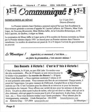   LE MOUSTIQUE PACIFIQUE, 2001   , page 2
