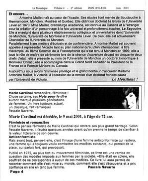  LE MOUSTIQUE PACIFIQUE, 2001   , page 4