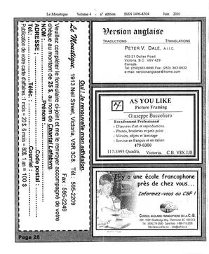   LE MOUSTIQUE PACIFIQUE, 2001   , page 28