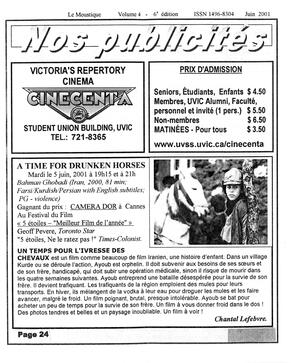   LE MOUSTIQUE PACIFIQUE, 2001   , page 24