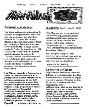   LE MOUSTIQUE PACIFIQUE, 2001   , page 22