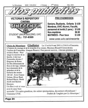   LE MOUSTIQUE PACIFIQUE, 2001   , page 24