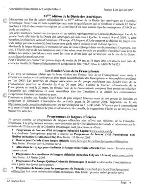   LE FRANCO-LIEN, 2005   , page 7