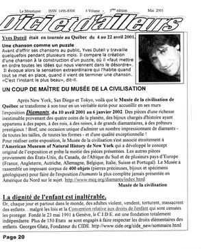  LE MOUSTIQUE PACIFIQUE, 2001   , page 20
