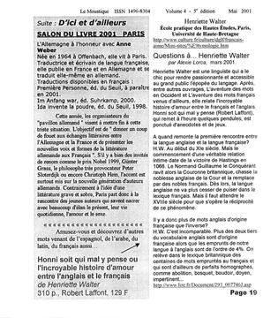   LE MOUSTIQUE PACIFIQUE, 2001   , page 19