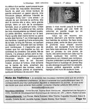   LE MOUSTIQUE PACIFIQUE, 2001   , page 13