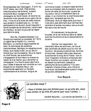   LE MOUSTIQUE PACIFIQUE, 2001   , page 8