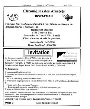   LE MOUSTIQUE PACIFIQUE, 2001   , page 2