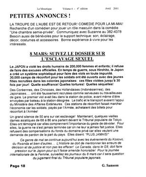   LE MOUSTIQUE PACIFIQUE, 2001   , page 18
