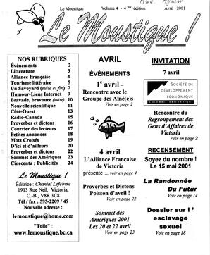   LE MOUSTIQUE PACIFIQUE, 2001   , page 1