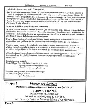   LE MOUSTIQUE PACIFIQUE, 2001   , page 6