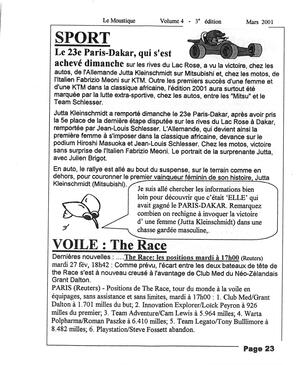   LE MOUSTIQUE PACIFIQUE, 2001   , page 23