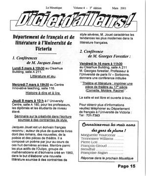   LE MOUSTIQUE PACIFIQUE, 2001   , page 15