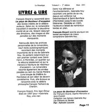   LE MOUSTIQUE PACIFIQUE, 2001   , page 11
