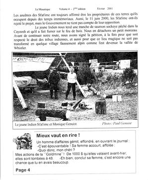   LE MOUSTIQUE PACIFIQUE, 2001   , page 4