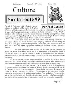   LE MOUSTIQUE PACIFIQUE, 2001   , page 3