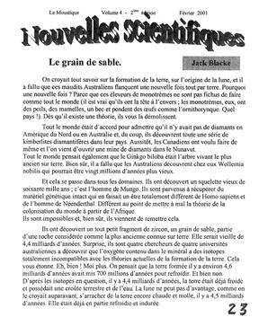   LE MOUSTIQUE PACIFIQUE, 2001   , page 23
